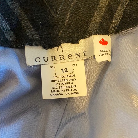 Current (Made in Vancouver) Wool Pinstripe Pants - Picture 4 of 5